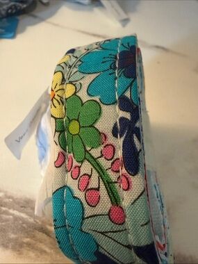 NWT Vera Bradley Wide Lanyard Teal, Green & Pink